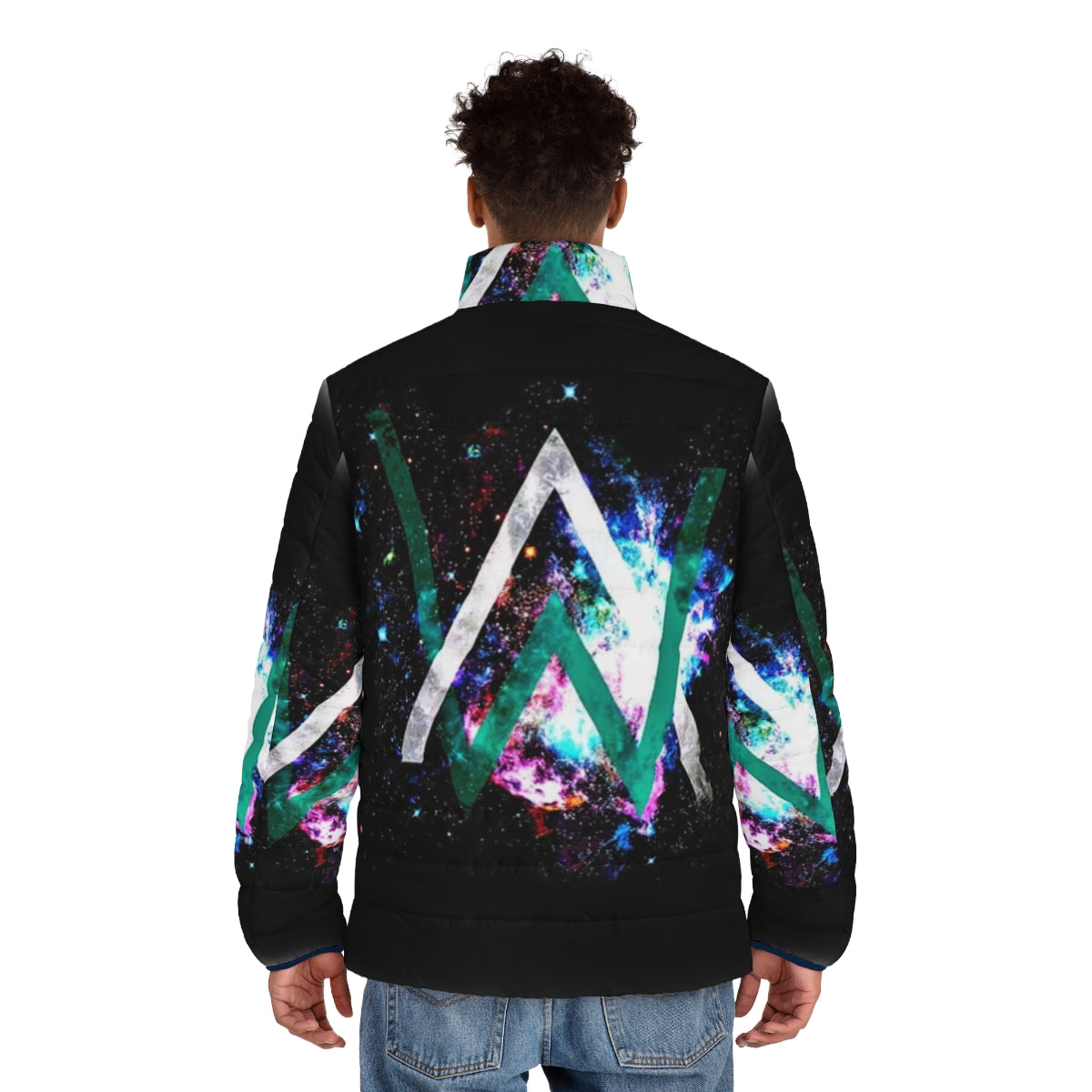 Alan Walker Puffer Jacket - Stylish Outerwear for EDM Fans - men back