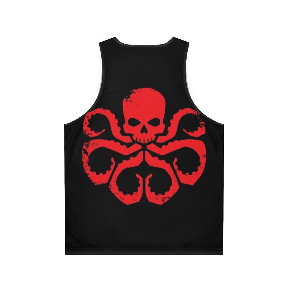 Hydra Badge Red Unisex Marvel Superhero Tank Top - Back