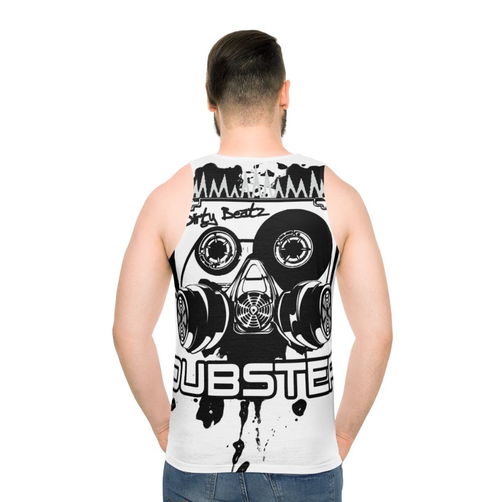 Dubstep Unisex Tank Top - men back