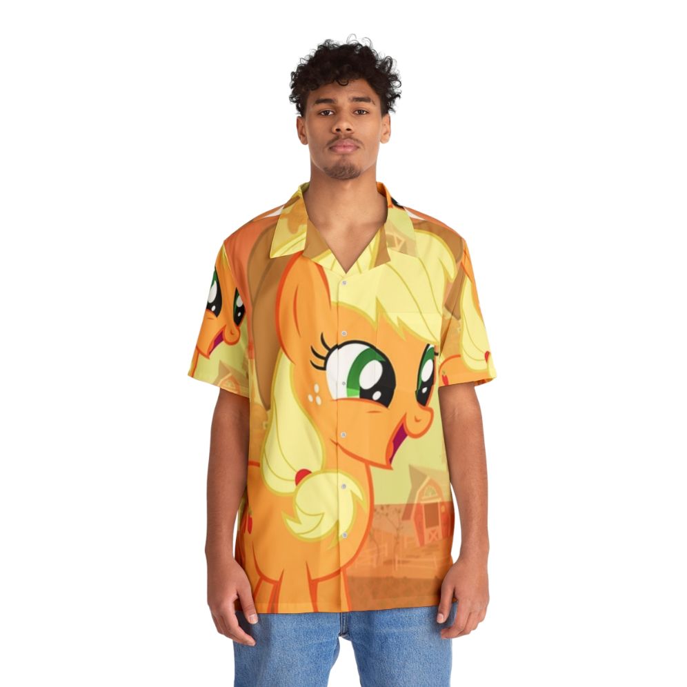 Applejack Hawaiian Shirt - Anime Pony Tropical Shirt - Lifestyle