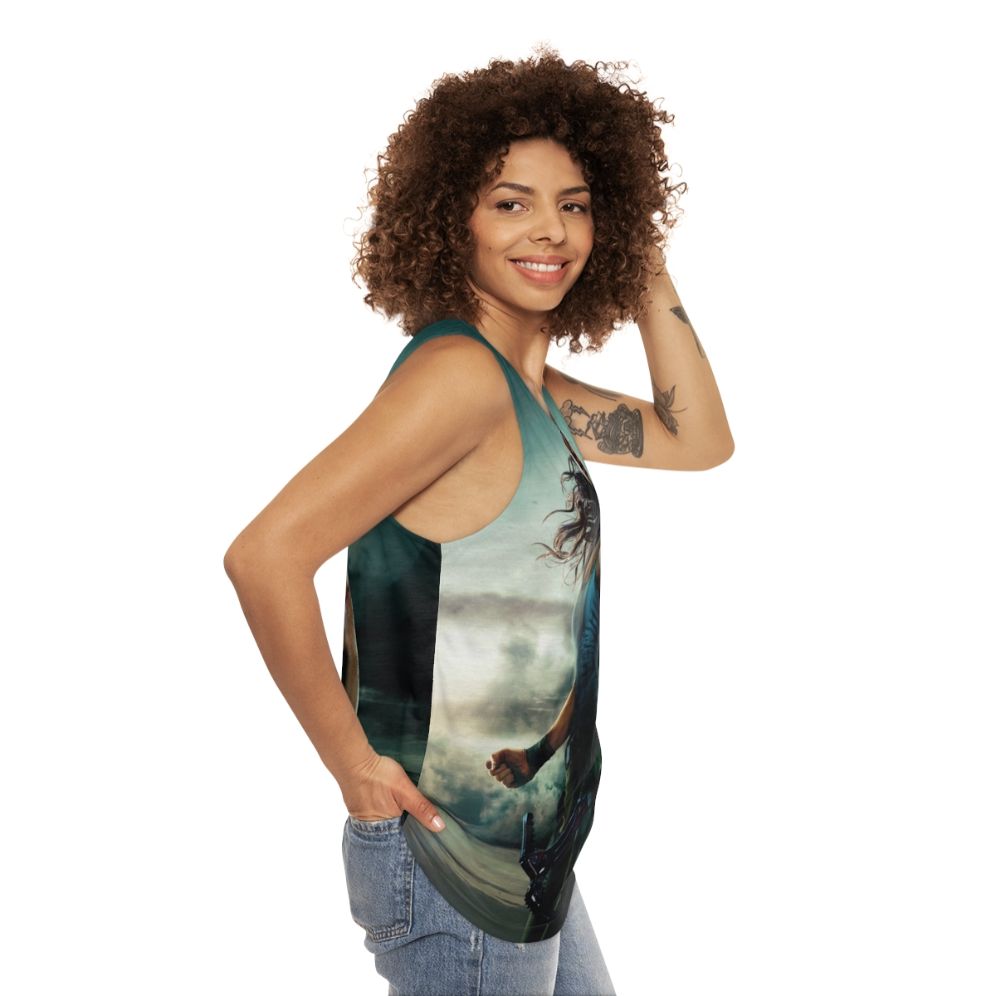 Alicia Vikander "Tomb Raider" Movie Merchandise Tank Top - women side