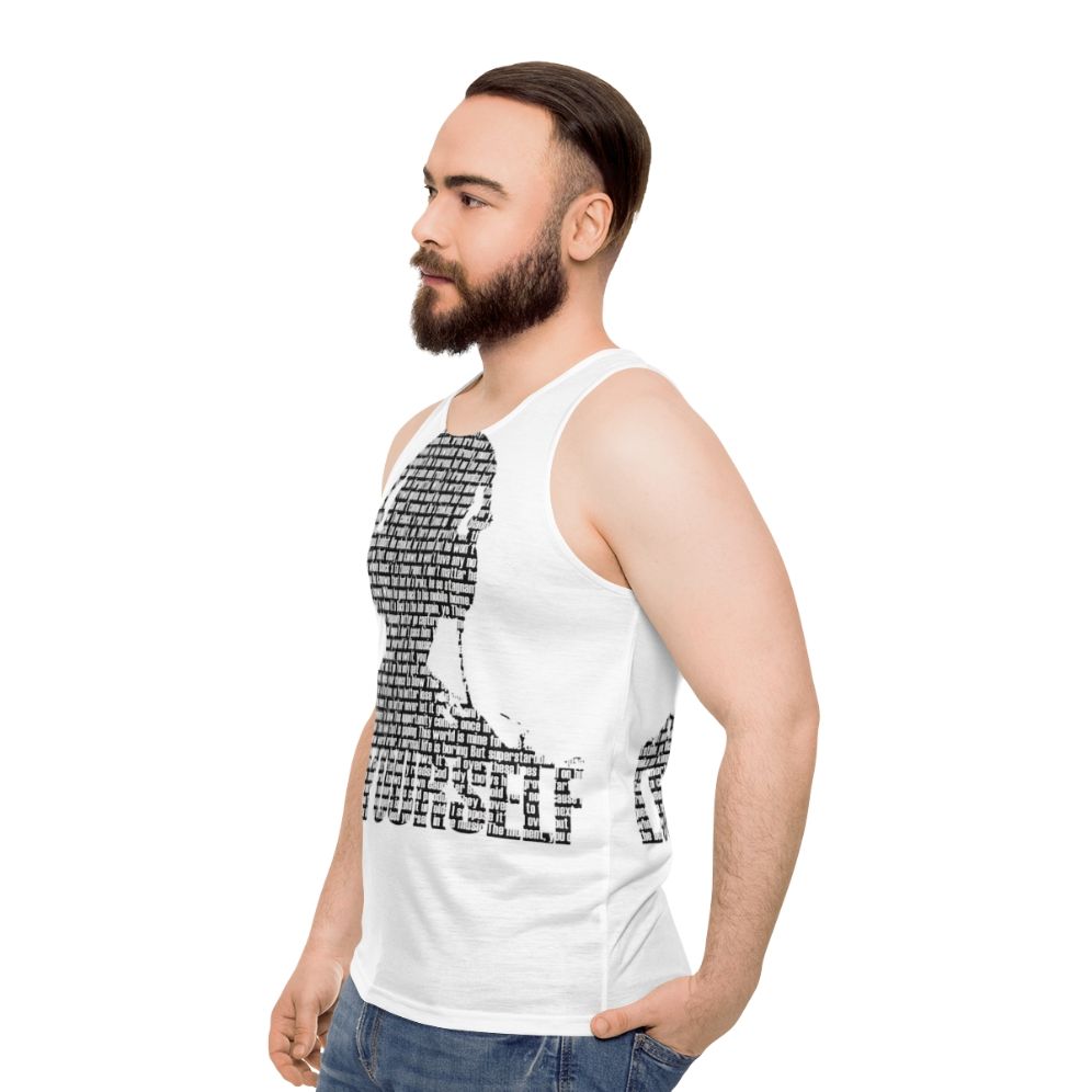 Eminem "Lose Yourself" Unisex Tank Top - men side