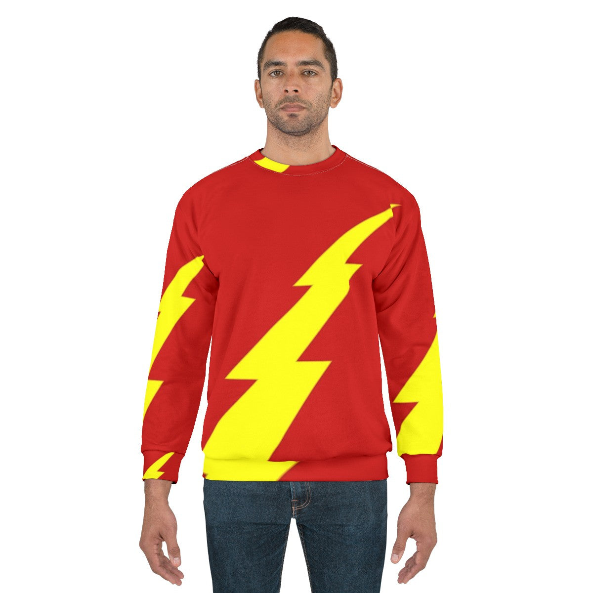 Rising Lightning Sweatshirt - Superhero Sci-Fi Fantasy Comic Book - men