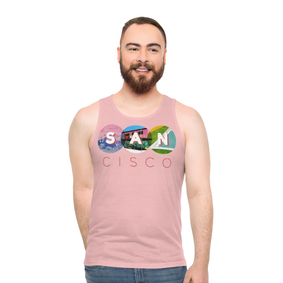 San Cisco Indie Music Unisex Tank Top - men