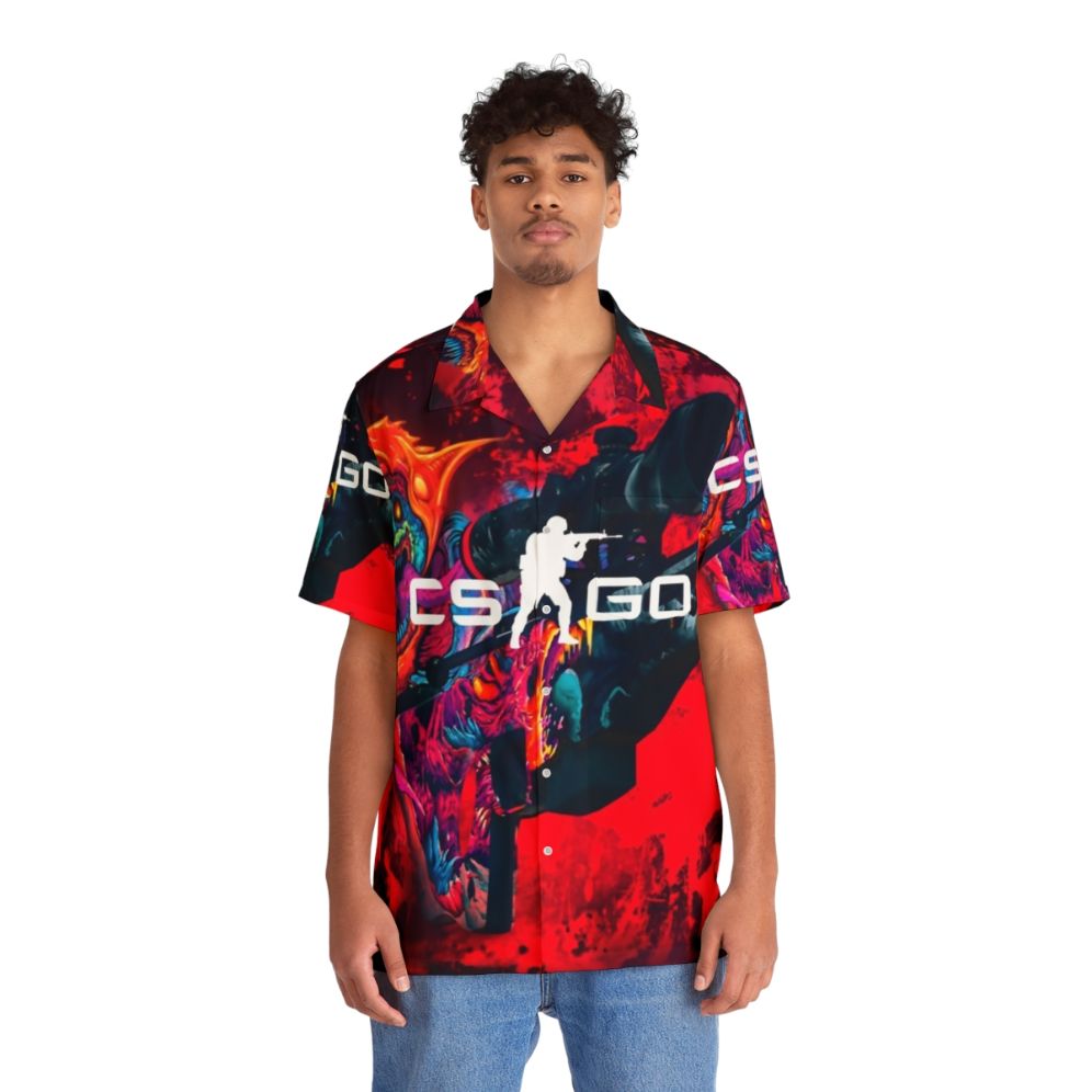 Hyper Beast CSGO Hawaiian Shirt - People Front