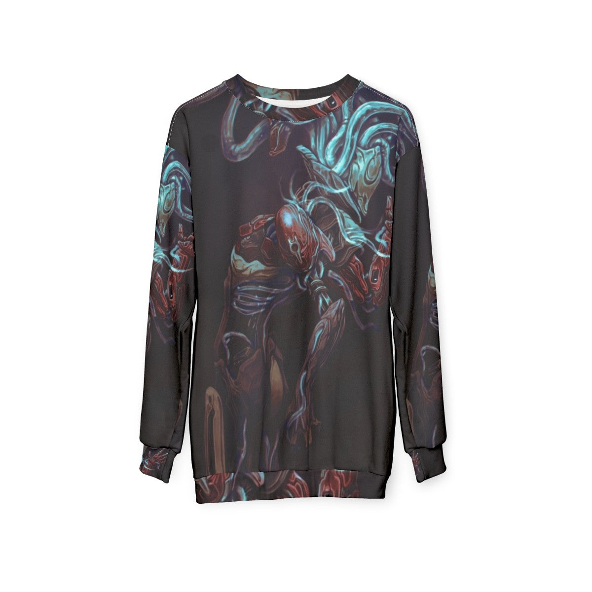 Xaku Warframe Biomechanical Sweatshirt - hanging