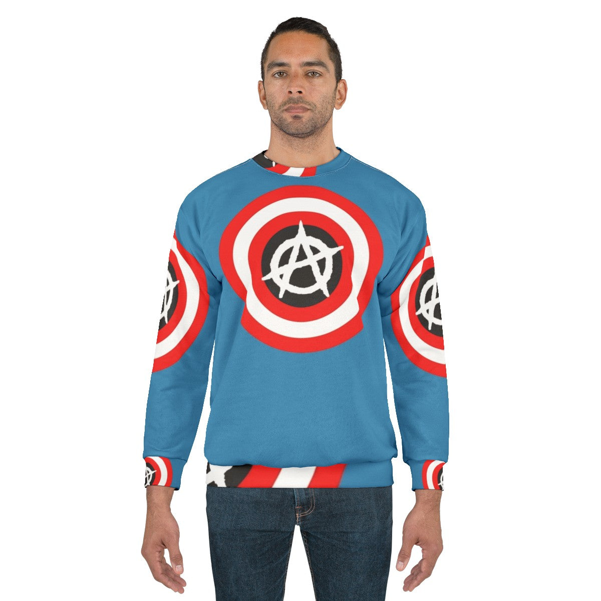 Captain Anarchy Superhero Sweatshirt - men