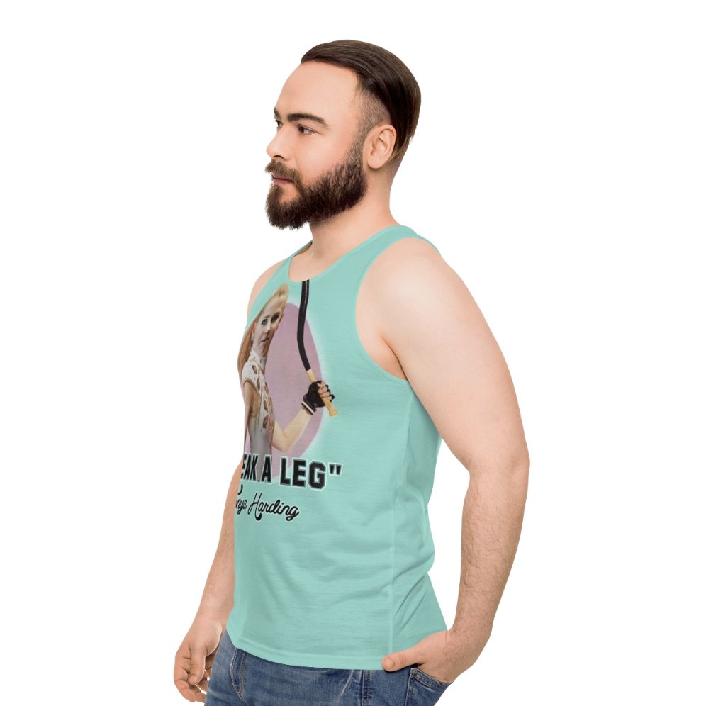 Tonya Harding Unisex Tank Top - men side