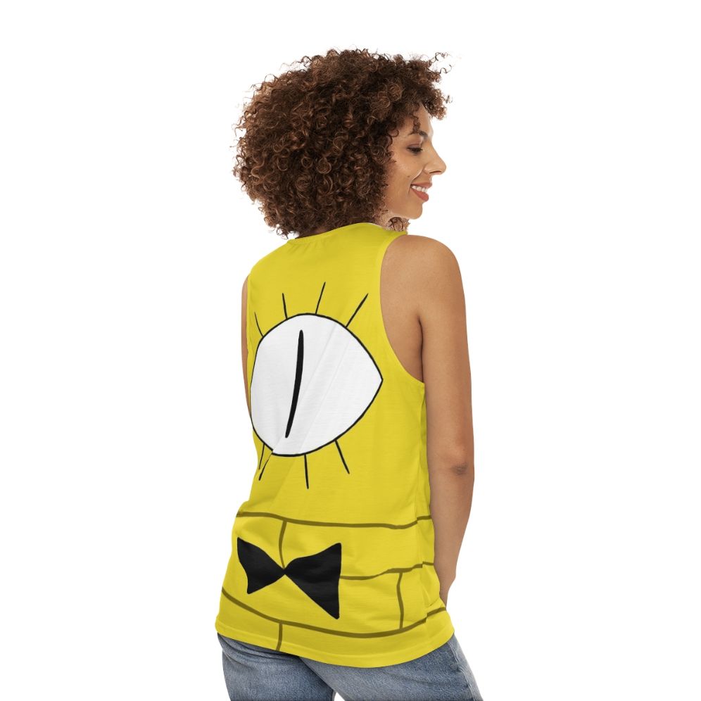 Gravity Falls Bill Cipher Unisex Tank Top - women back