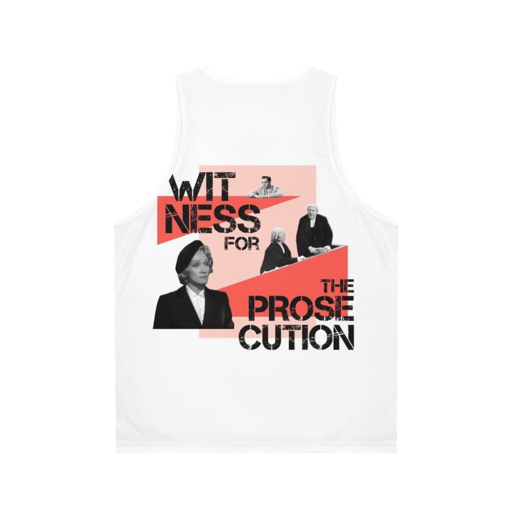 Witness for the Prosecution Unisex Tank Top - Back