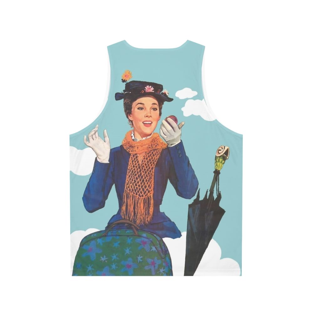 Vintage Mary Poppins Retro Unisex Tank Top - Back