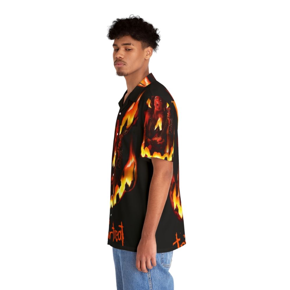 Spooky Trick or Treat Hawaiian Shirt - People Left