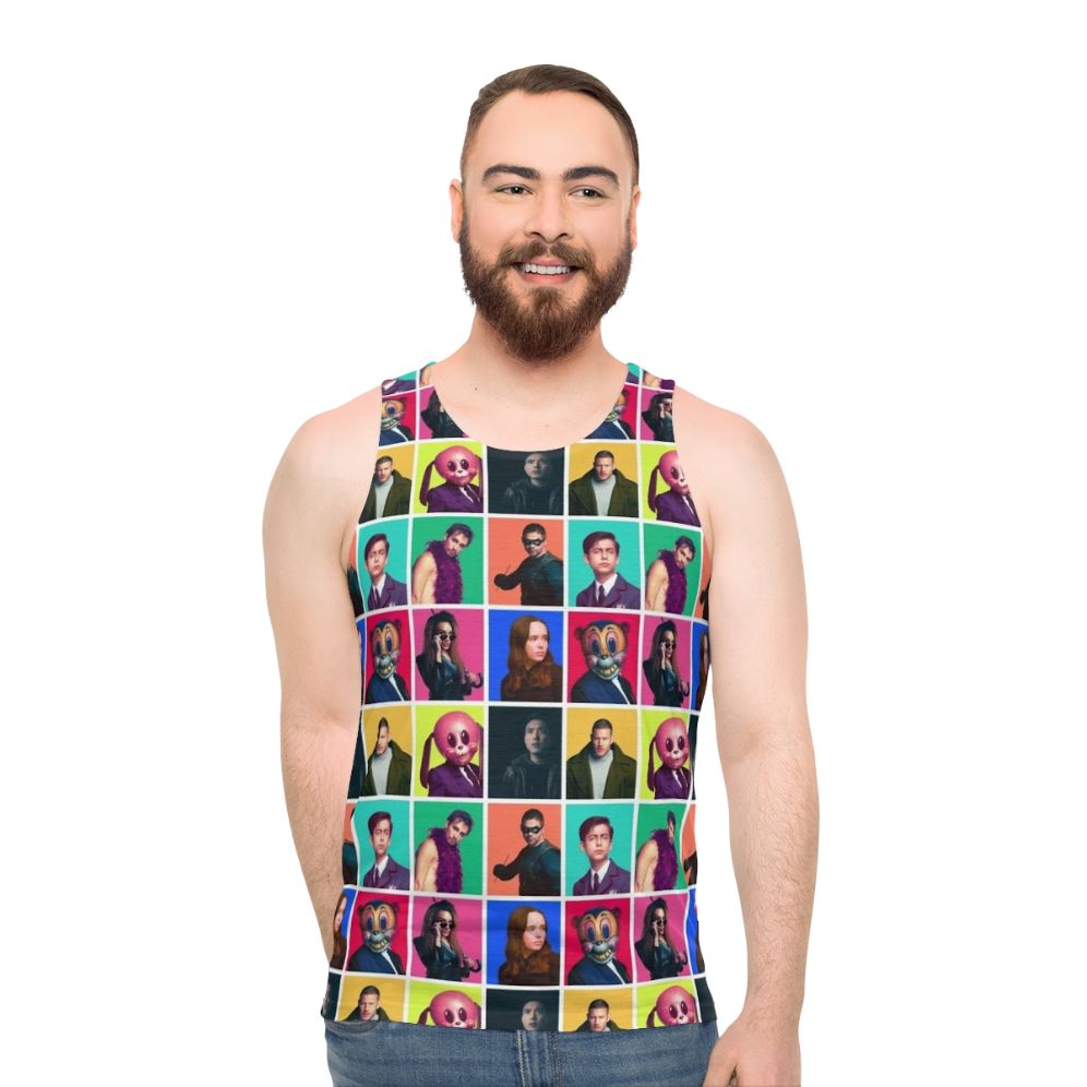 The Umbrella Academy Character Collage Unisex Tank Top - men