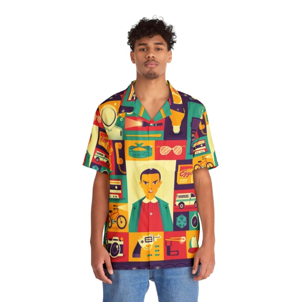 Upside Down Hawaiian Shirt - Stranger Things Inspired Retro Fashion - People Front