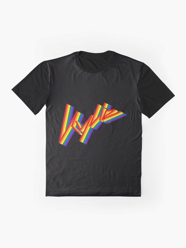 Kylie Pride LGBTQ Graphic T-Shirt - Flat lay