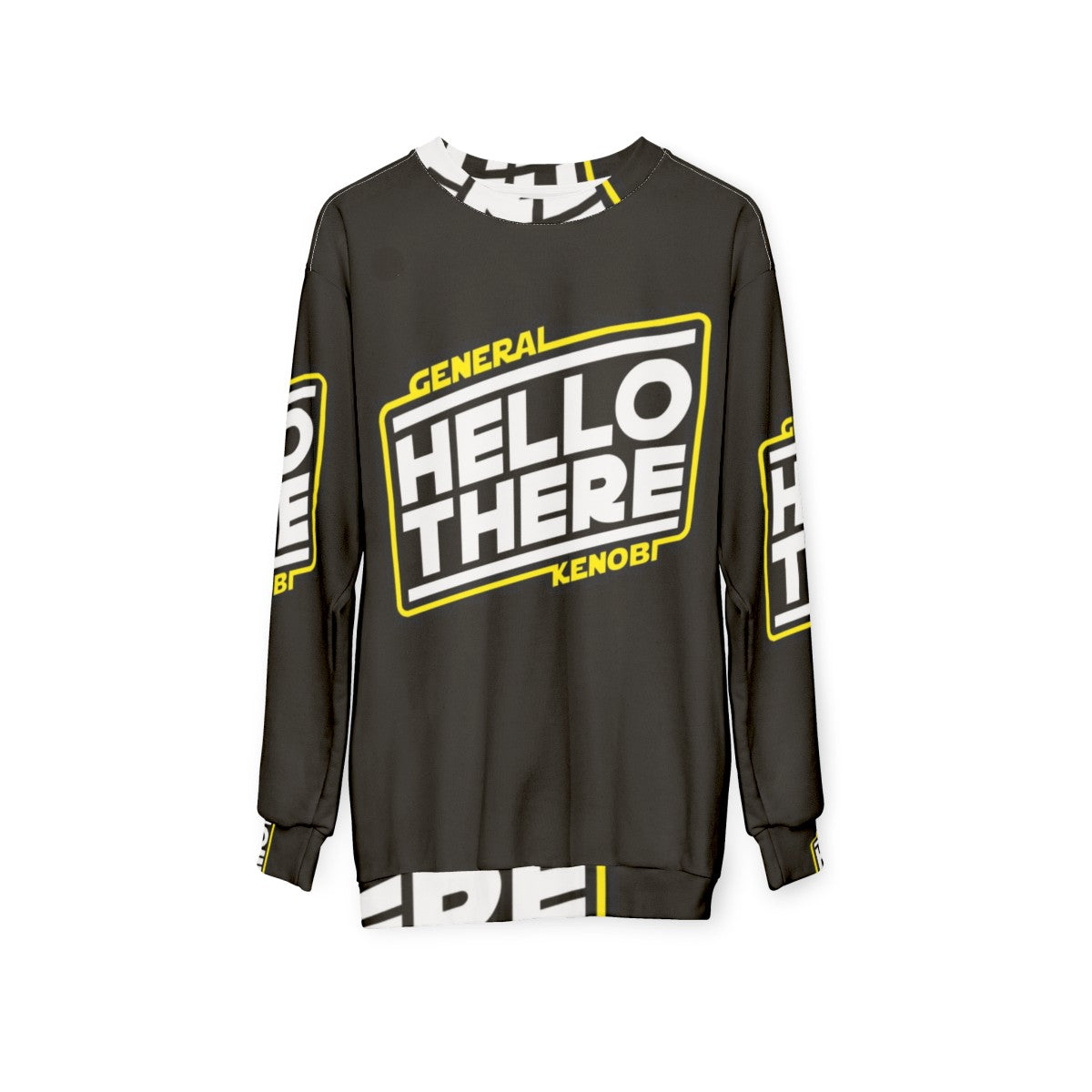 "Hello There" Funny Star Wars Inspired Sweatshirt - hanging