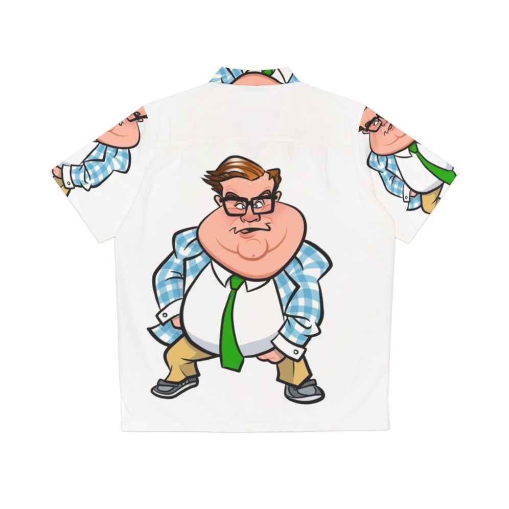 Chris Farley Matt Foley Motivational Speaker Hawaiian Shirt - Back