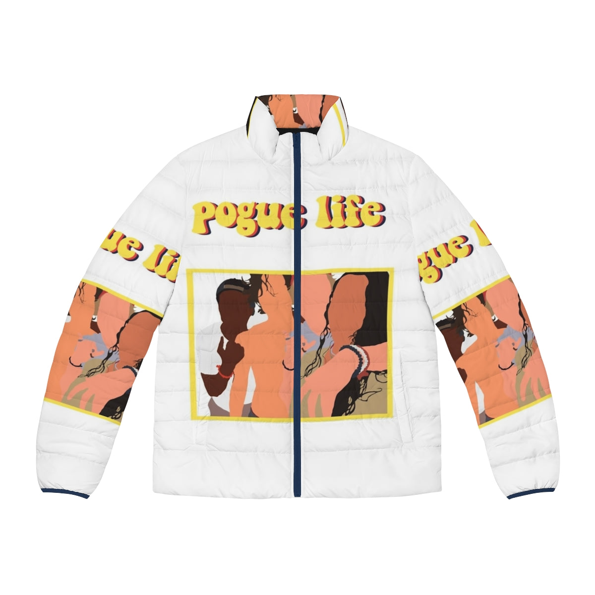 Outer Banks Puffer Jacket featuring Pogues inspired design