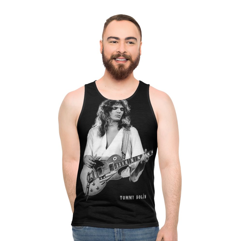 Tommy Bolin classic rock 70s music unisex tank top - men