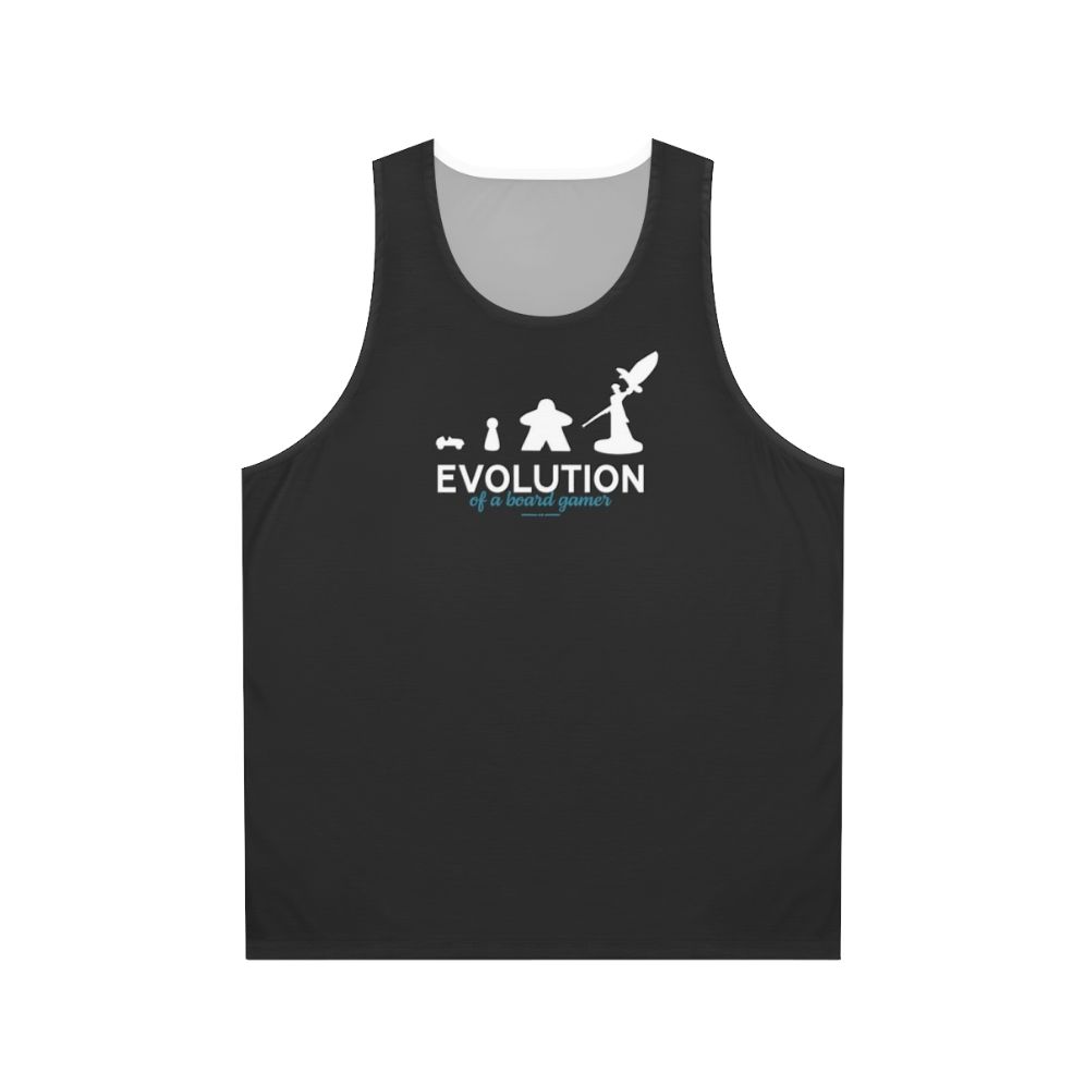 Evolution of a Board Gamer Unisex Tank Top