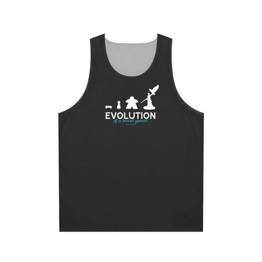 Evolution of a Board Gamer Unisex Tank Top