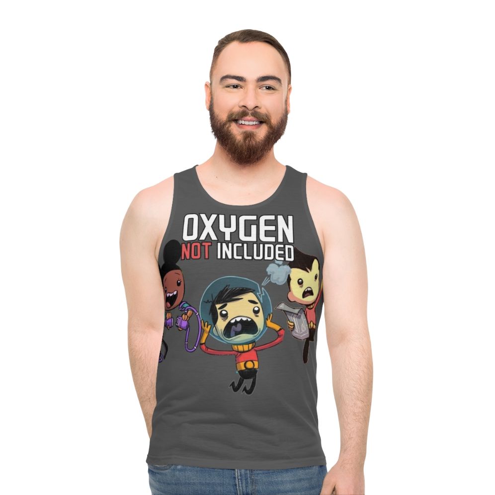 Oxygen Not Included Unisex Gaming Tank Top - men