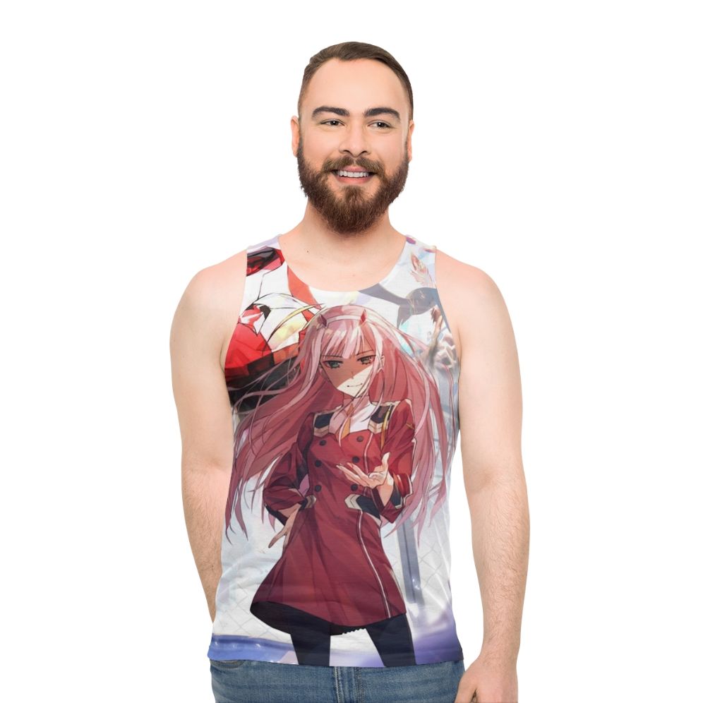 Darling In The Franxx Unisex Anime Mecha Tank Top - men