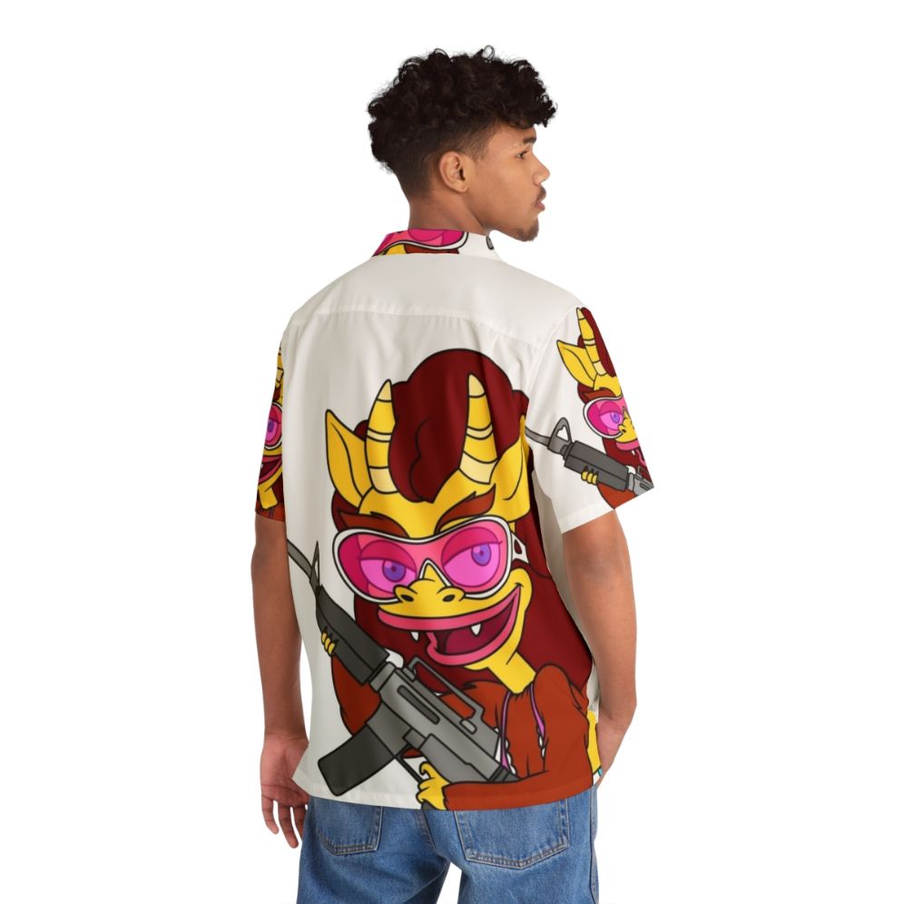 Big Mouth Connie Hawaiian Shirt - People Back