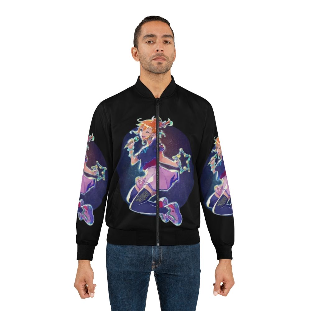 Nanami Karaoke Mugen Anime Bomber Jacket with character design - Lifestyle