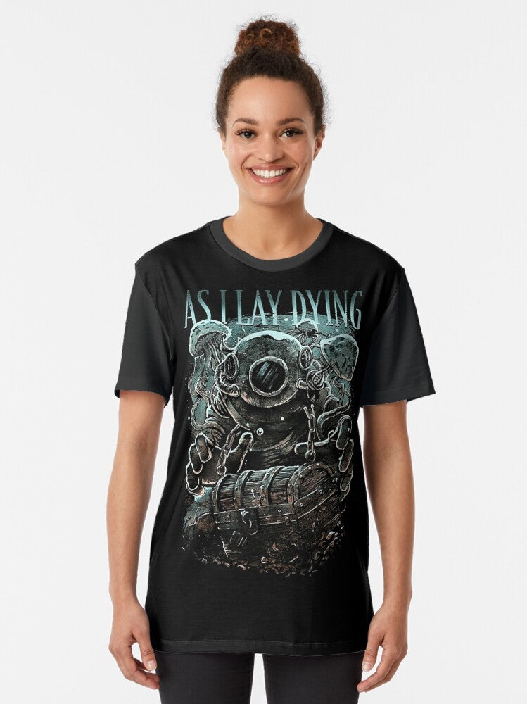 As I Lay Dying 'The Powerless Rise' Metalcore Graphic T-Shirt - Women