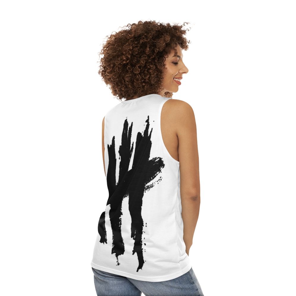 New Politics Unisex Alternative Rock Band Tank Top - women back