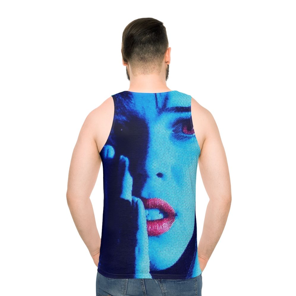 Sidney Prescott Unisex Horror Tank Top - men back