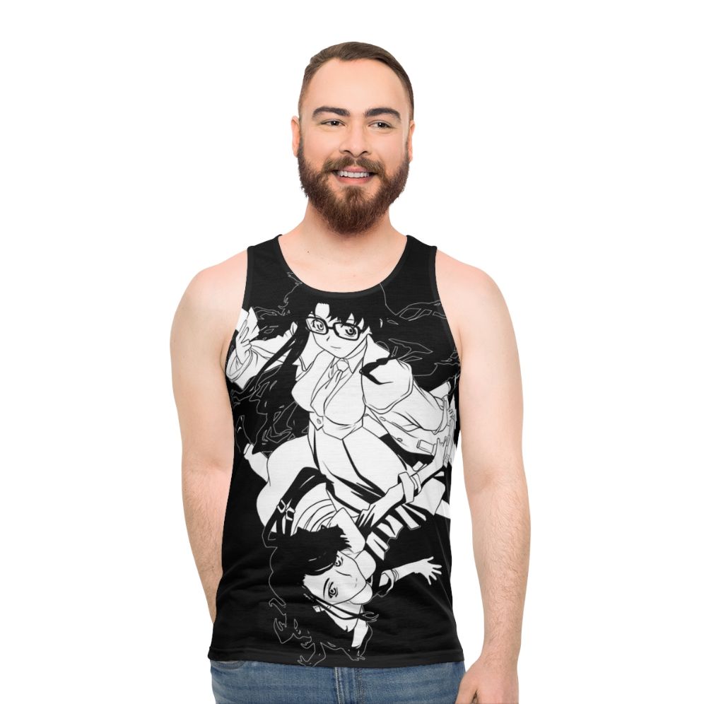 "Read or Die" anime-inspired unisex tank top - men