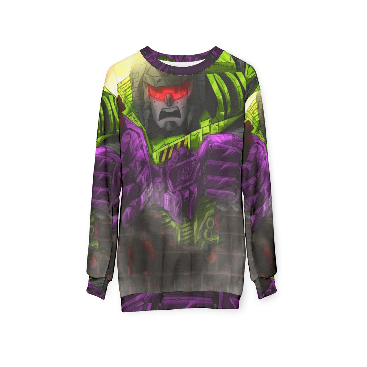 Transformers Devastator Decepticons Fan Art Sweatshirt - hanging