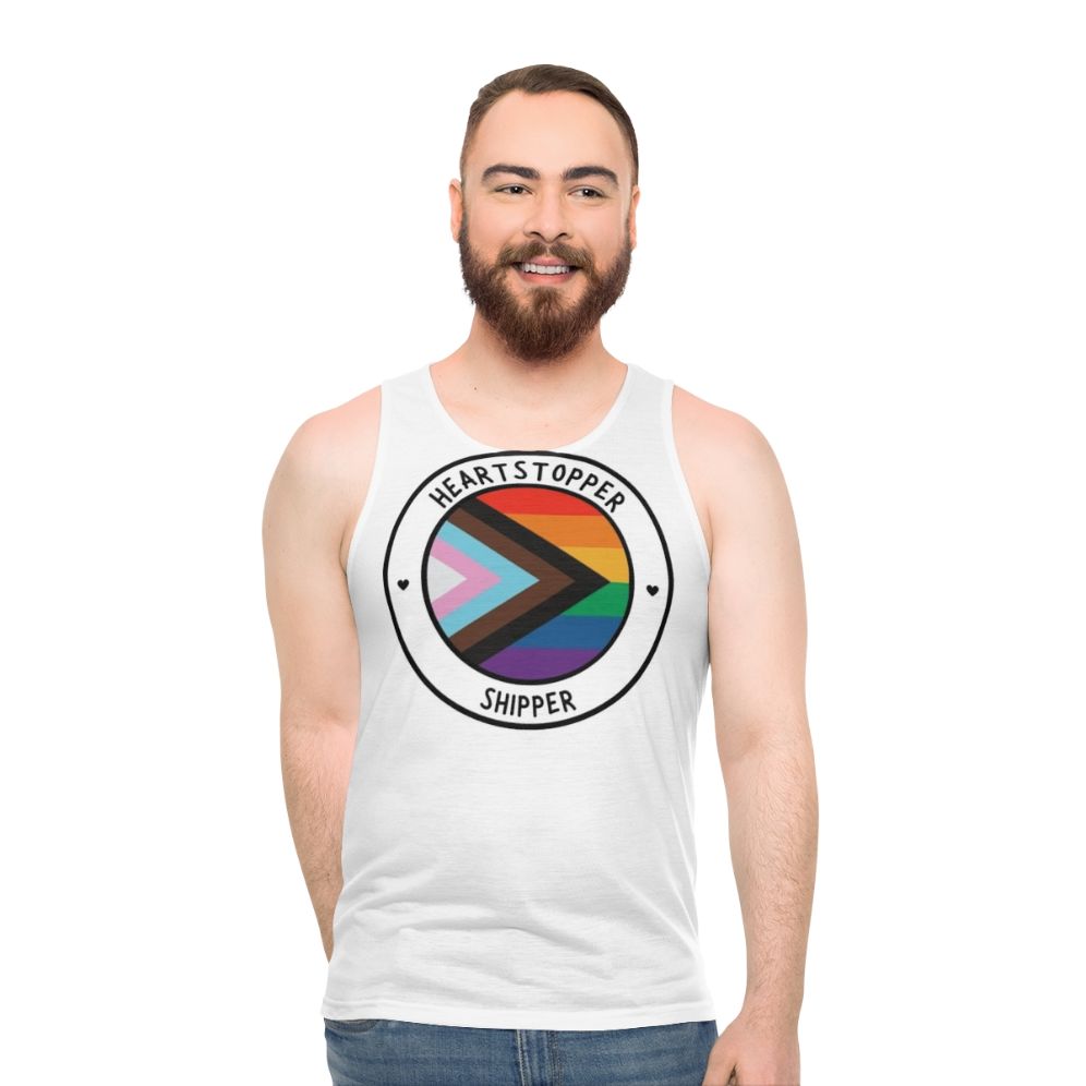 Heartstopper Inspired Unisex Tank Top - men