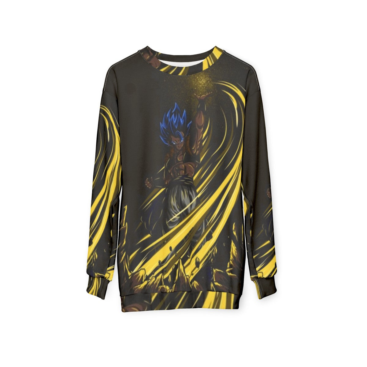 Gogeta SSB Dragon Ball Z Anime Sweatshirt - hanging