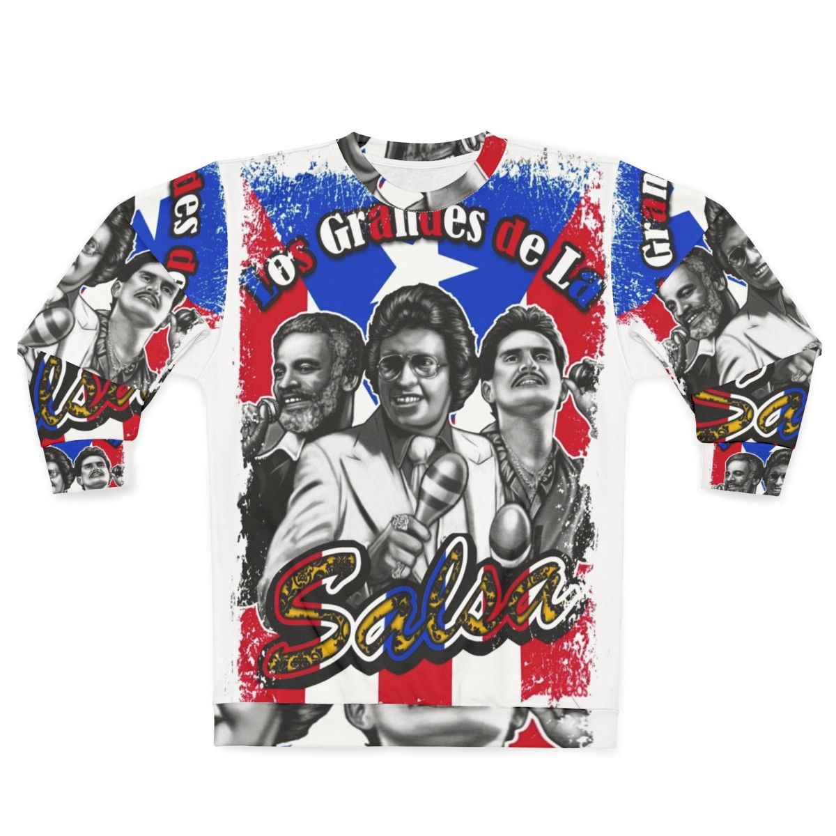 Sweatshirt featuring legendary Cuban salsa singers