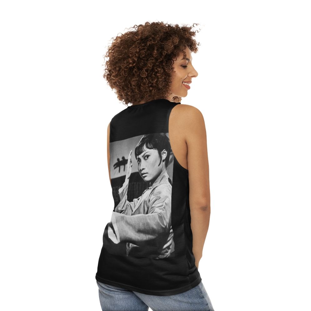 Angela Mao Unisex Kung Fu Movie Tank Top - women back