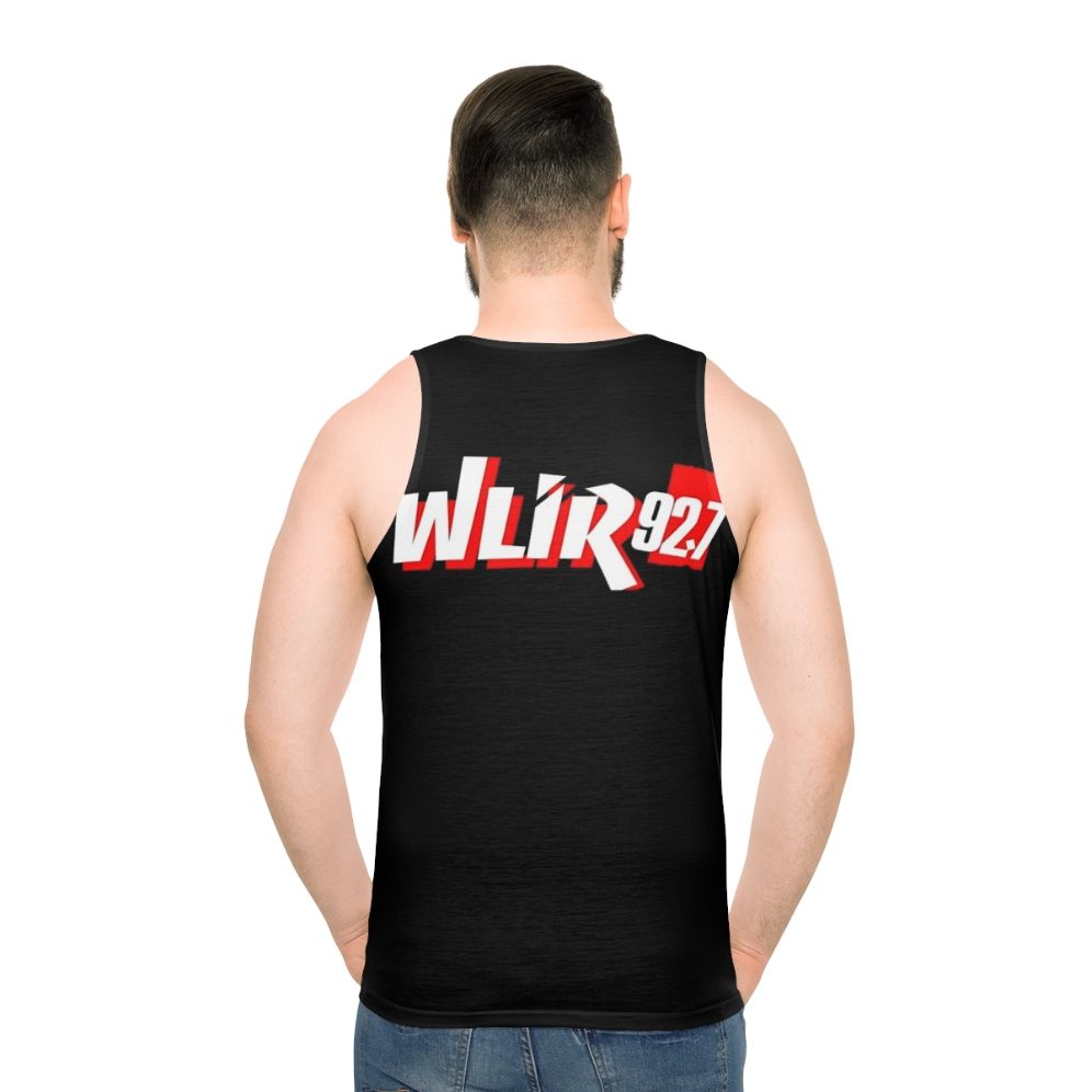 Unisex graphic music lover tank top - men back