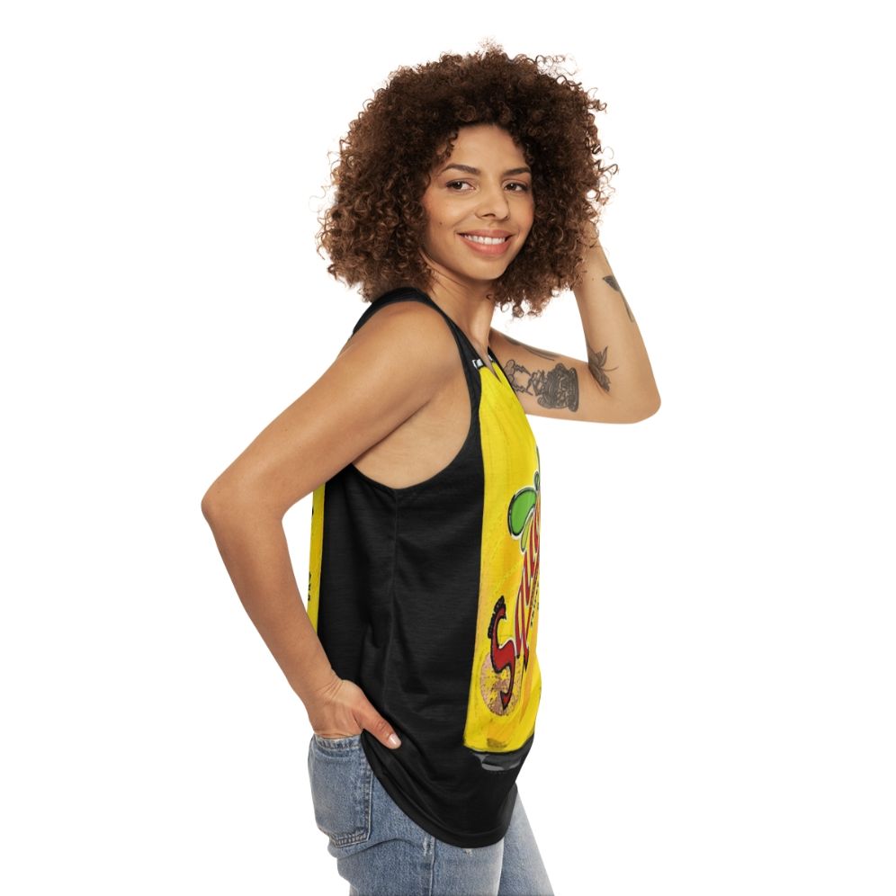 Vintage Squirt Soda Unisex Tank Top - women side