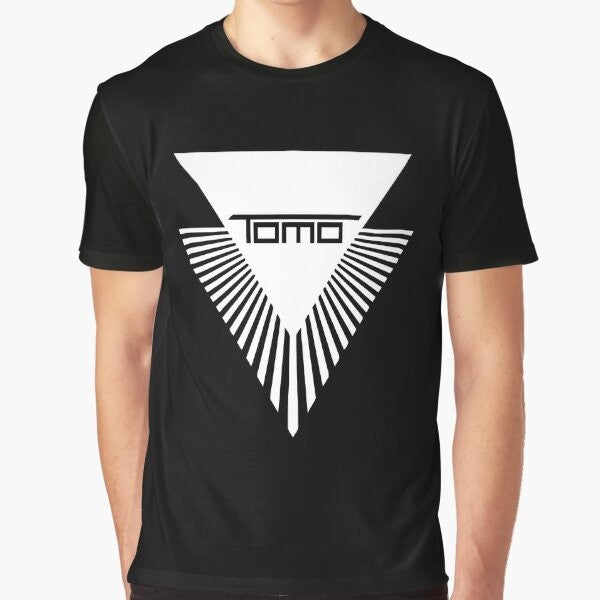 Tomo Graphic White T-Shirt with Tomo Logo Design