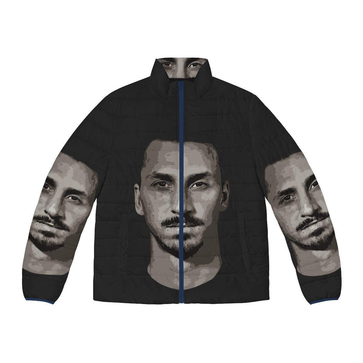 Zlatan Ibrahimovic puffer jacket with sketch design