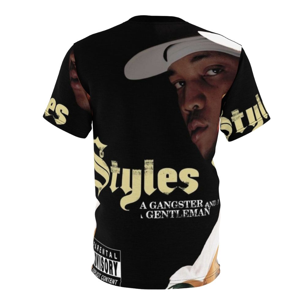 Styles P Inspired Hip Hop T-Shirt Featuring A Gangster and a Gentleman Design - Back