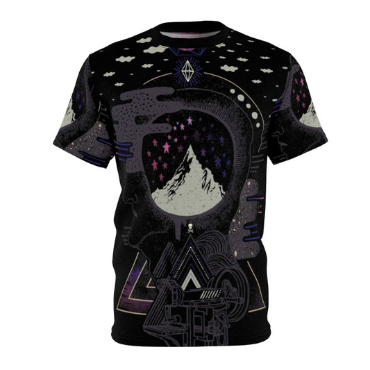 Surreal, abstract t-shirt with a dreaming, psychedelic design