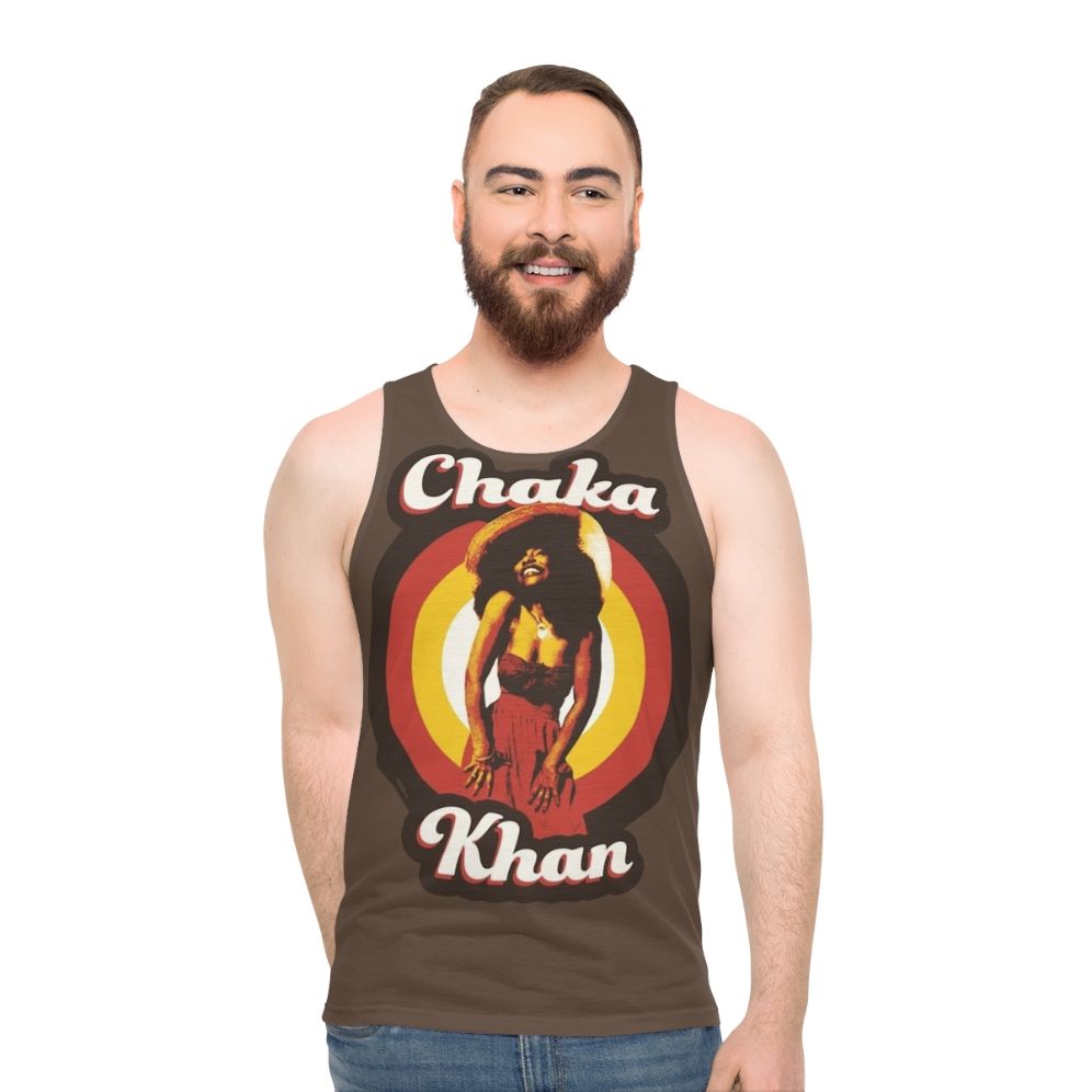 Chaka Khan 70s Funky Soul Unisex Tank Top - men