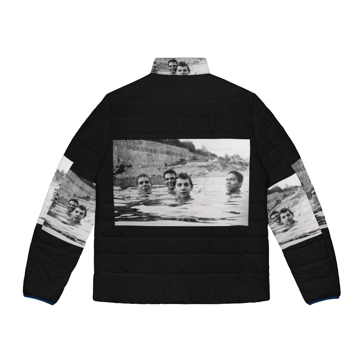 Slint "Spiderland" alternative music themed puffer jacket - Back