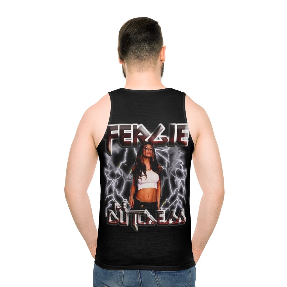 Fergie The Dutchess Rock Band Style Unisex Tank Top - men back