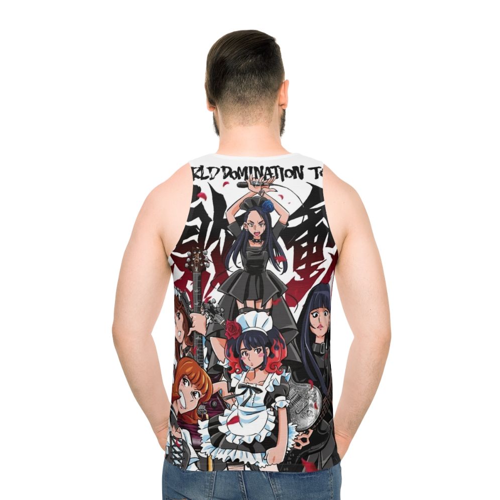 Unisex World Domination Tour Tank Top - men back