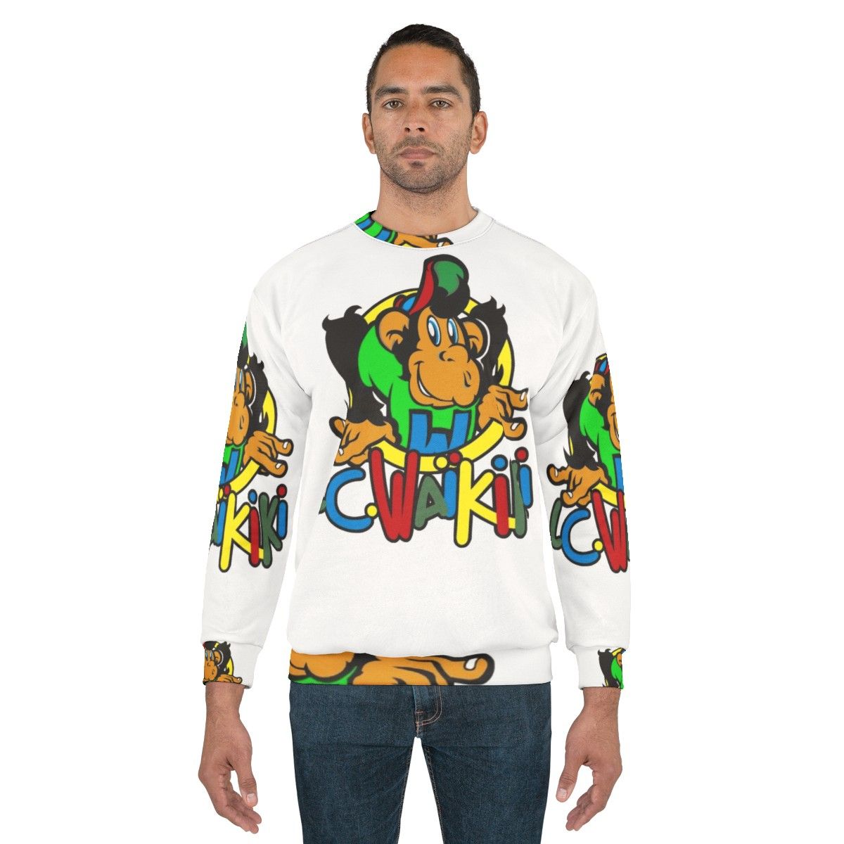 Waikiki Sweatshirt - Iconic Hawaiian Fashion - men