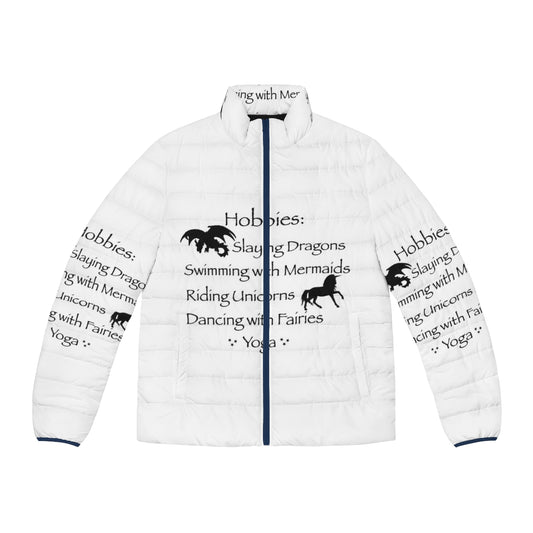 Hobbies Puffer Jacket 2 with fantasy and magical design